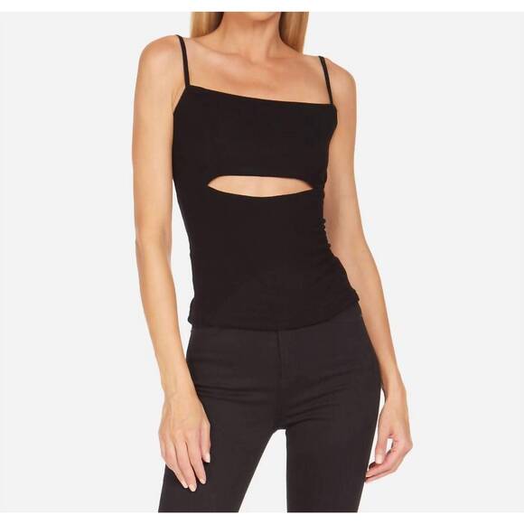 MICHAEL LAUREN Tops - NEW MICHAEL LAUREN lonza spaghetti cut out top in black